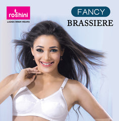 Fancy Compact B-cup Women's Comfortable Woven Cotton Assorted Colour Brazier (Buy 2 get 1 Free)