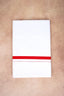 Single Layer White Dhoti – Red – HS-01 RX