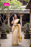 KS-1403 GOLD TISSUE SAREE 6.25 MTR