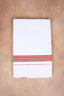 Single Layer White Dhoti with Fancy Border – Salmon – FS-08 RX
