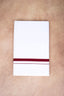 Single Layer White Dhoti – Maroon – HS-07 RX