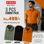 Hitler Men's 3 Pcs Combo Half Sleeve Lycra Shirts