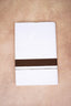 Single Layer White Dhoti with Fancy Border – Brown – FS-09 RX