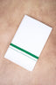 Single Layer White Dhoti – Forest Green – HS-07 RX
