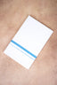 Single Layer White Dhoti – Sky Blue – HS-07 RX
