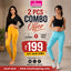 2 Pcs Combo Leggings - Assorted Color