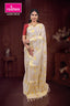 KS-1577 GOLD TISSUE SAREE 6.25 MTR