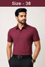 3 Pcs Combo Half Sleeve Lycra Shirts - size 38