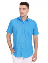 Best-colour-shirts-for-men-Rixo-blue