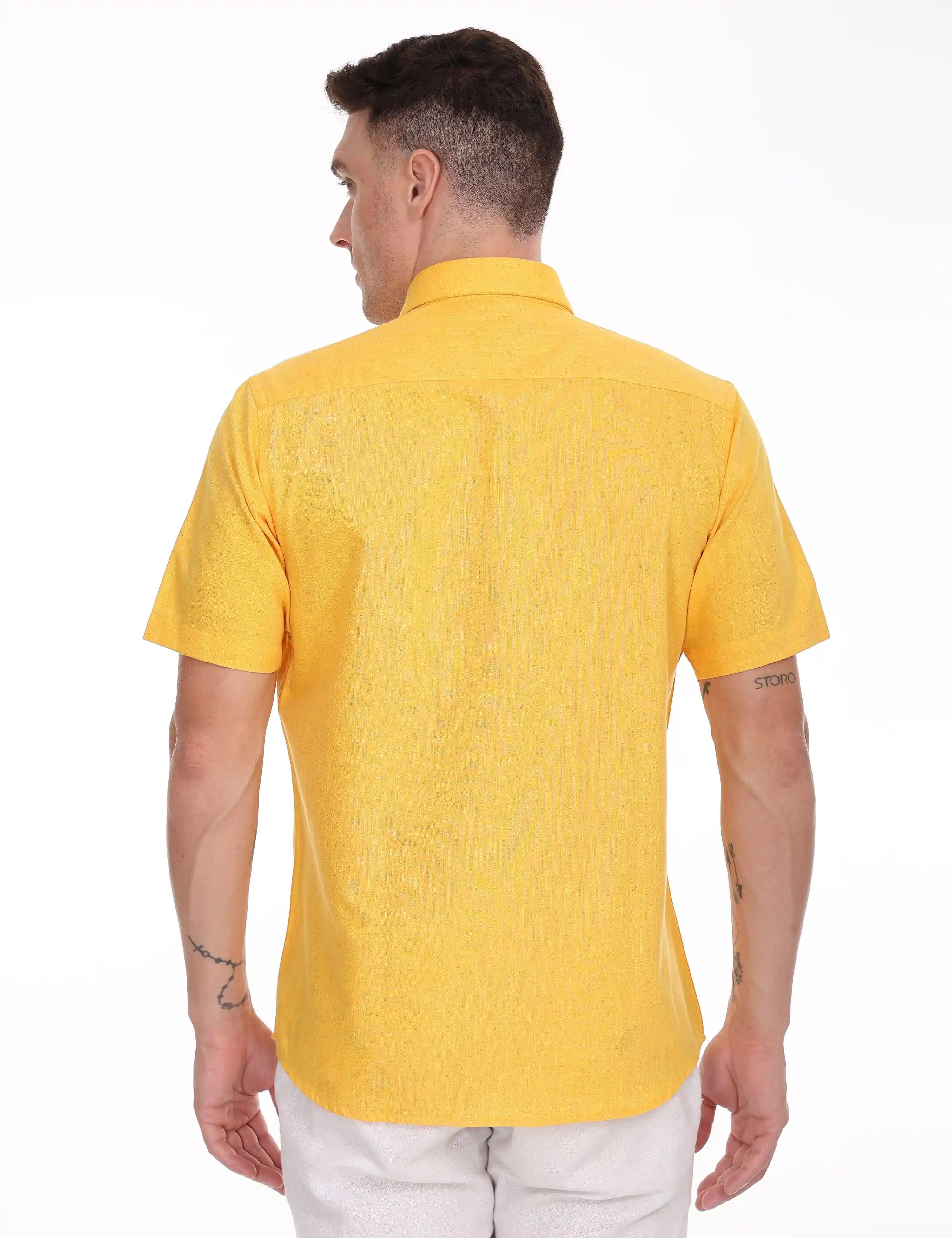 Buy-colour-shirts-online-yellow