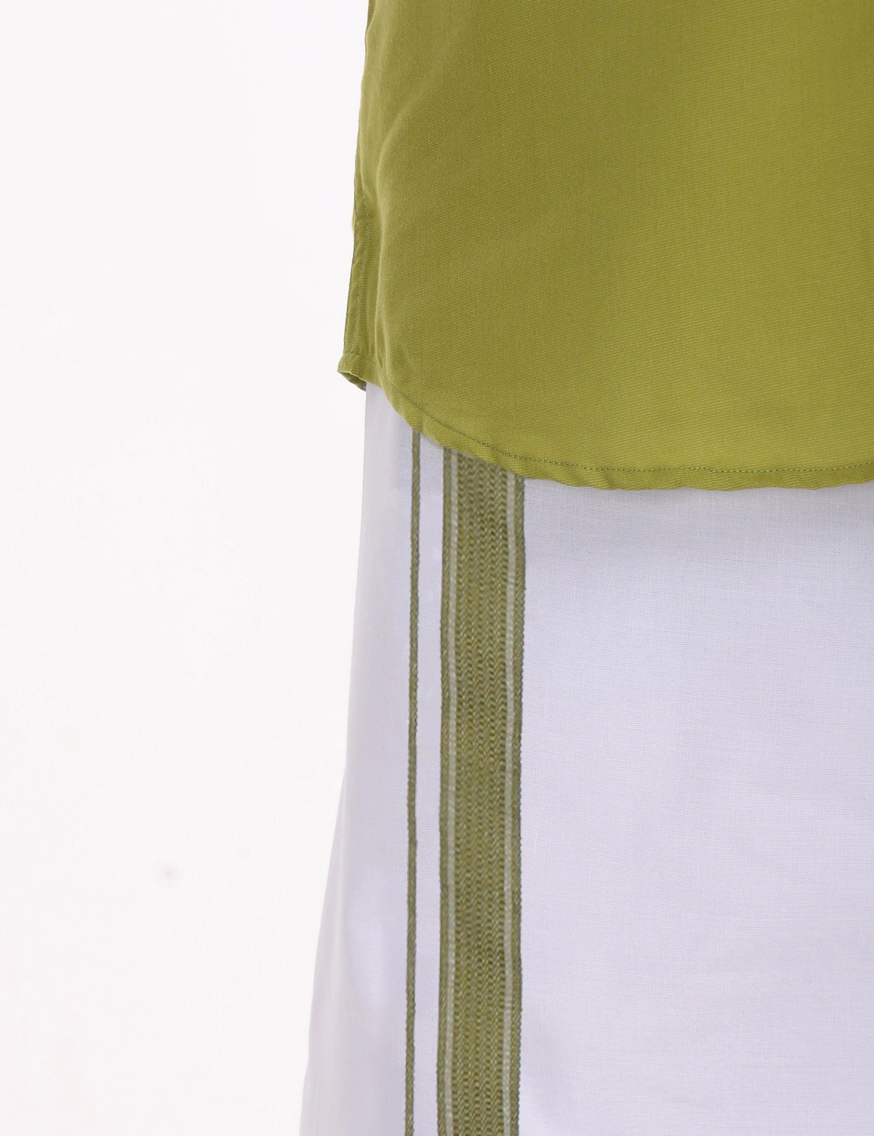 Buy-green-shirt-and-dhoti-online