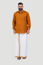 Colour Catch Mustard Gold Single Set – Full Sleeve Shirt + Dhoti Set