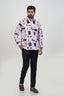 Freeco Geometric Printed Formal Shirt – Full Sleeve (Rich Mauve)