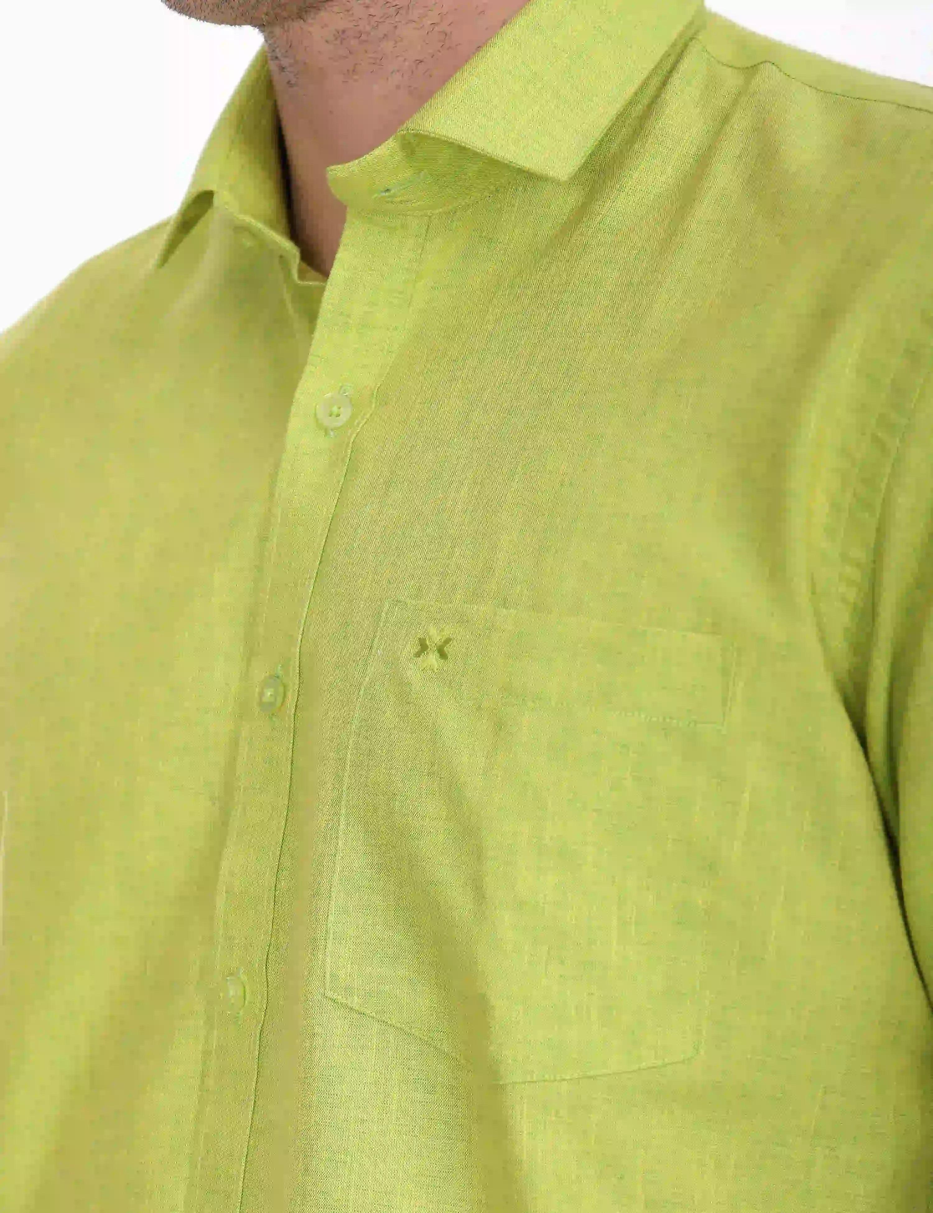 Green-colour-full-sleeve-shirt