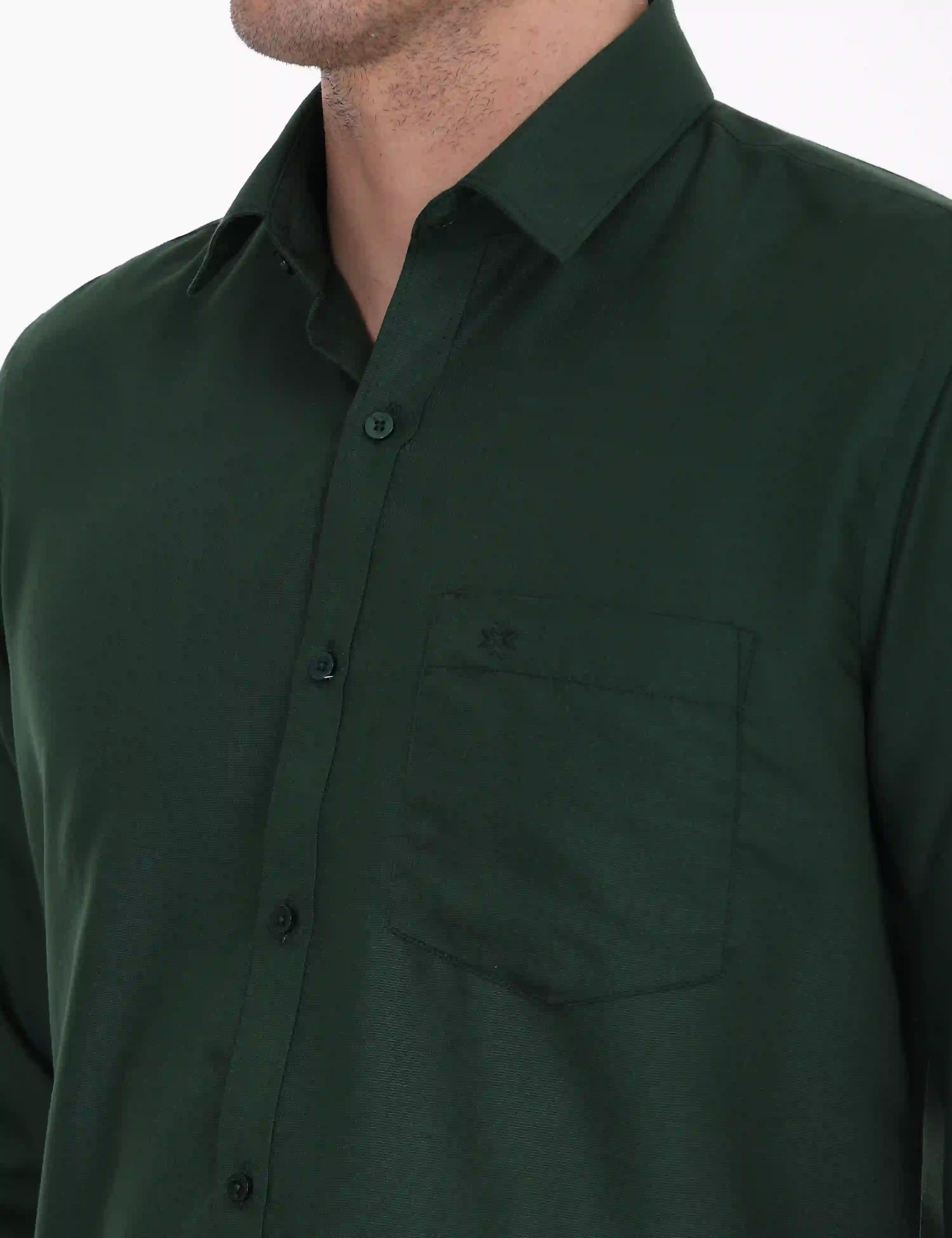 Green-colour-shirt-full-sleeve