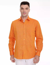 Orange-colour-full-sleeve-shirt