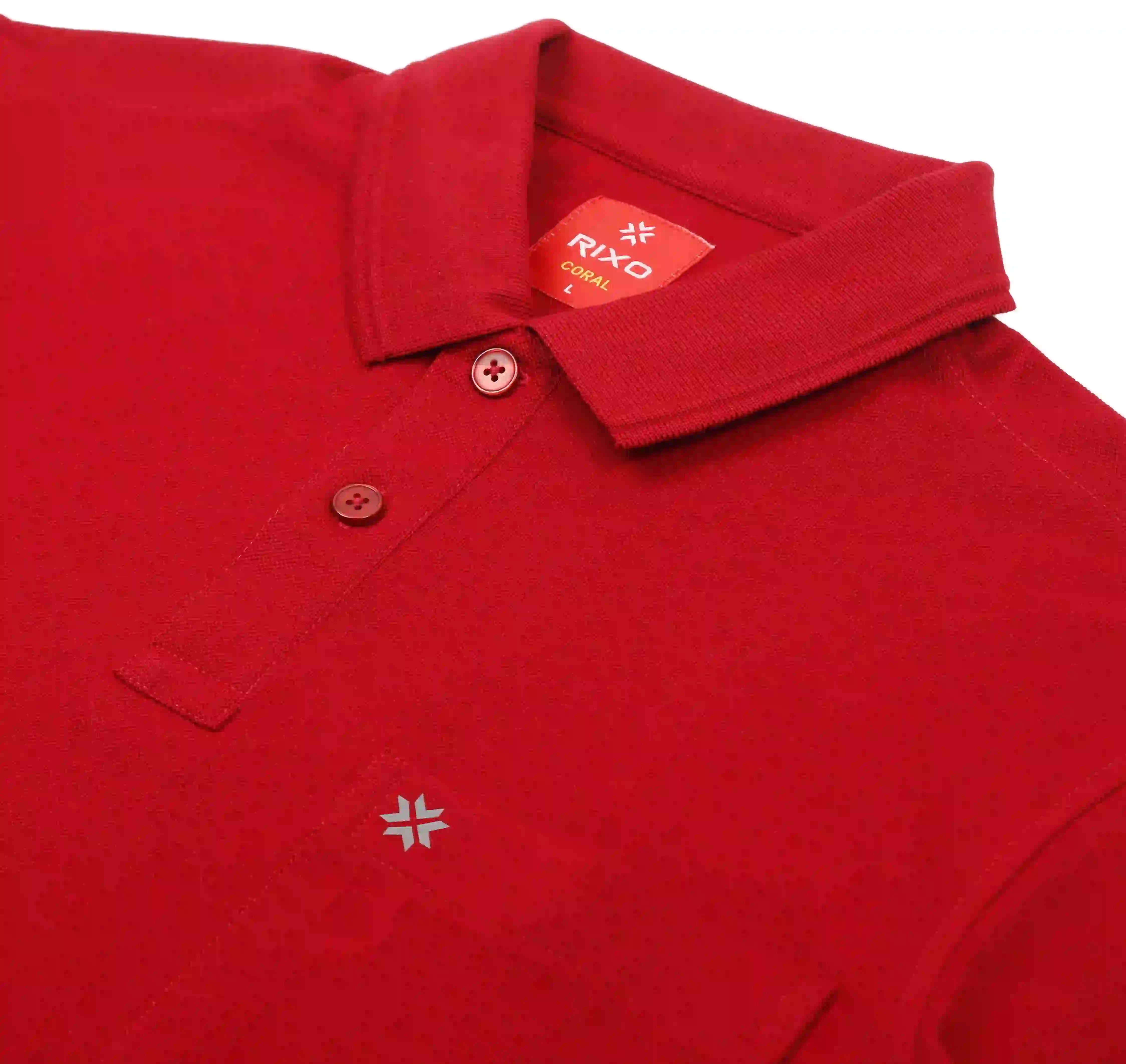 Polo-t-shirt-for-men-half-sleeve-red