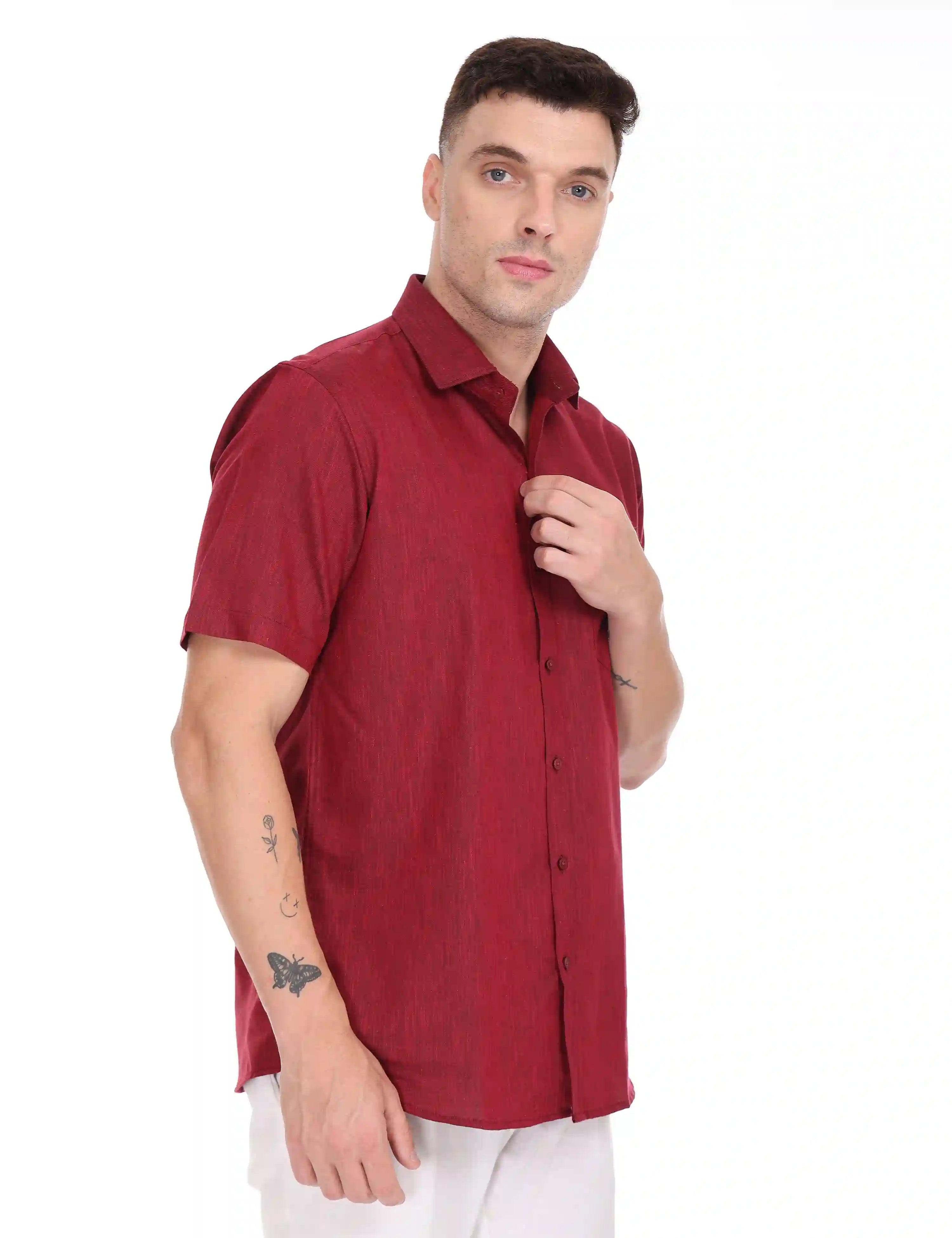 Rixo-men_s-fashion-outfits-Red-shirts