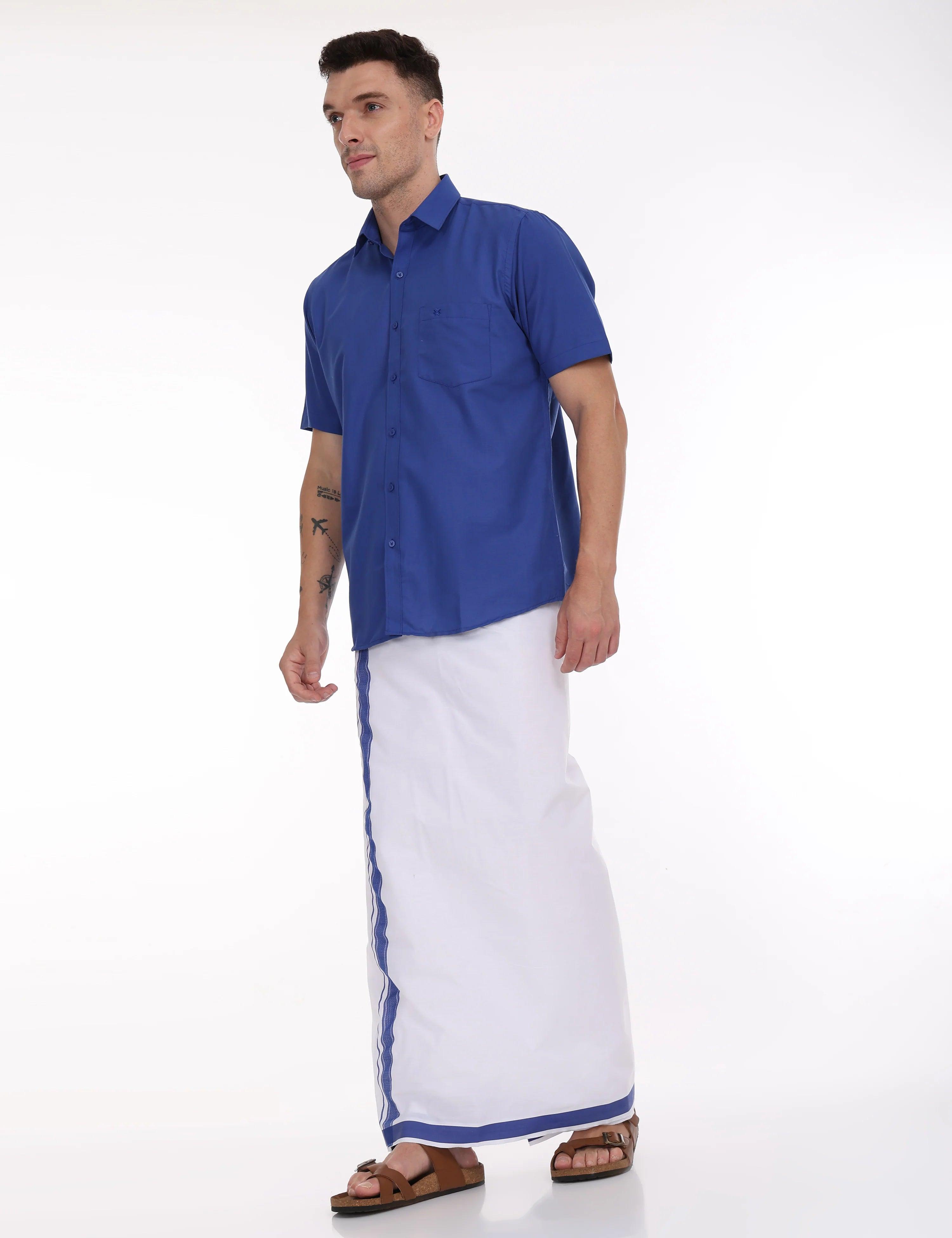 best-dhoti-and-shirt-combination-blue-rixo