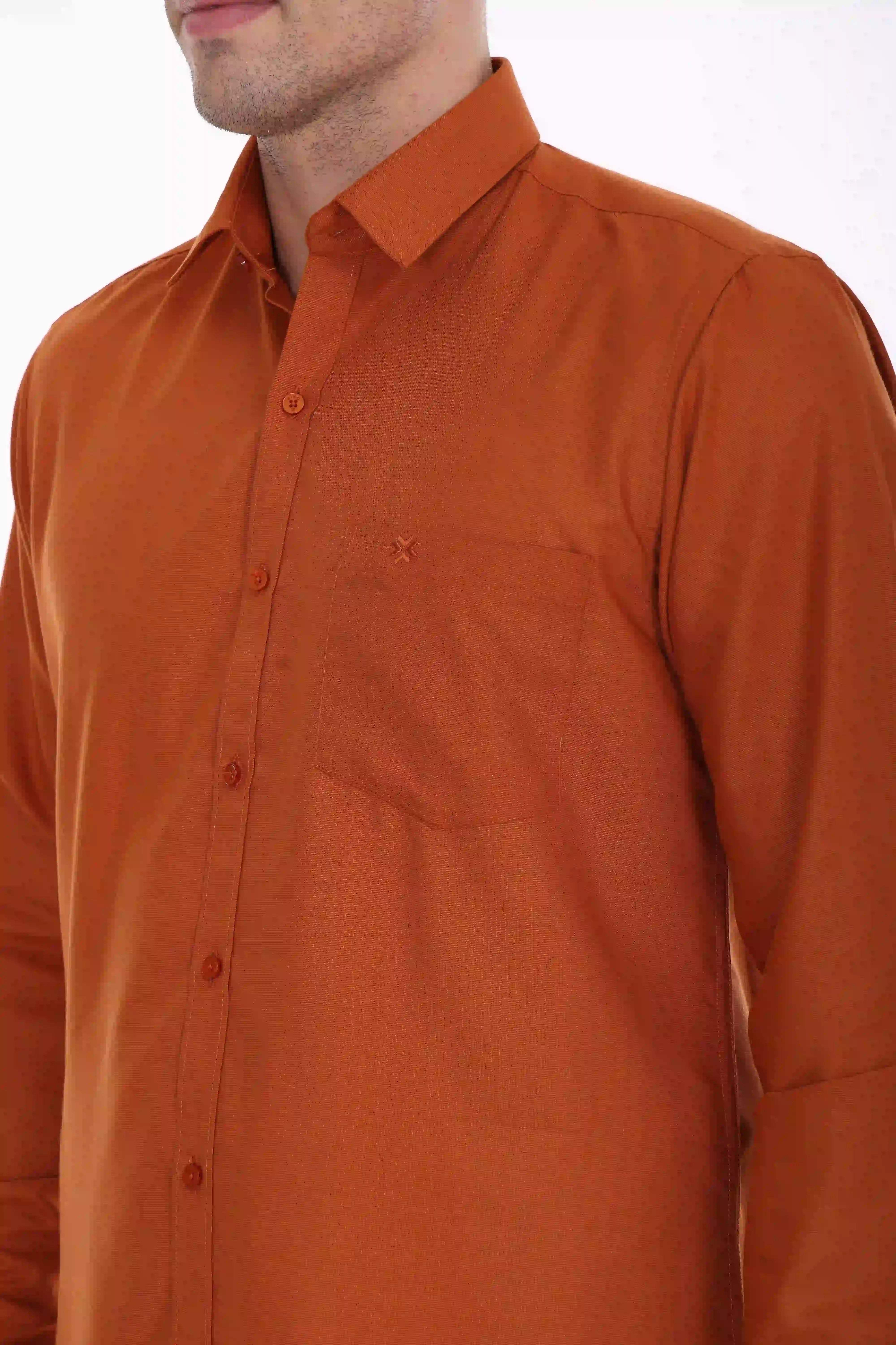 best-outfits-for-men-shirt-orange