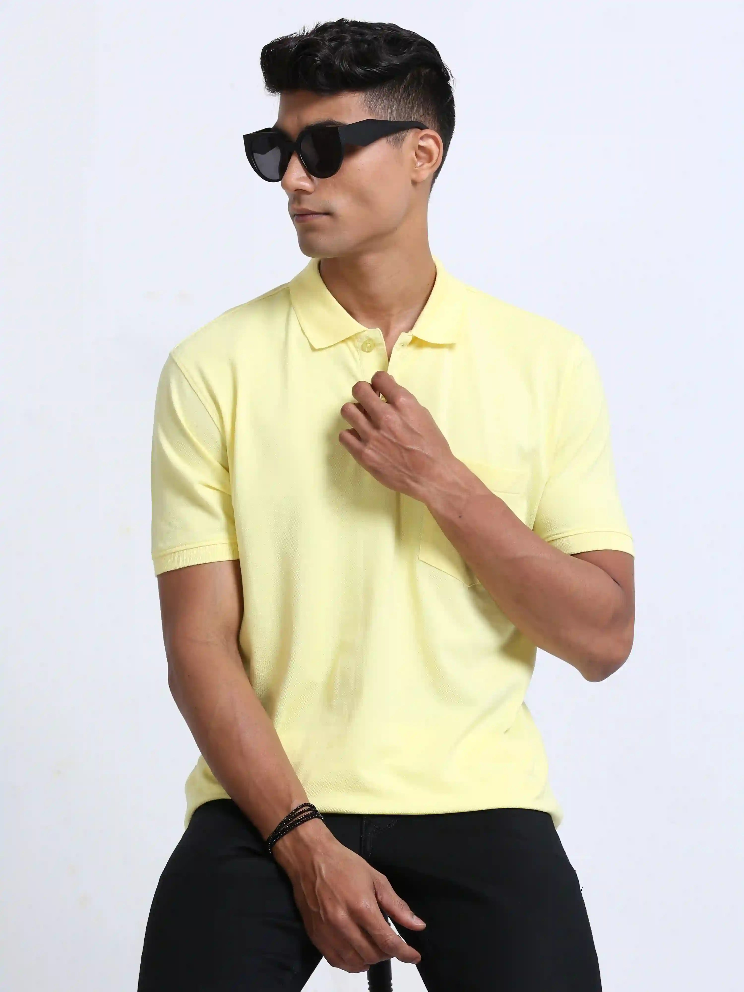 coral-yellow-t-shirts-for-men-half-sleeve