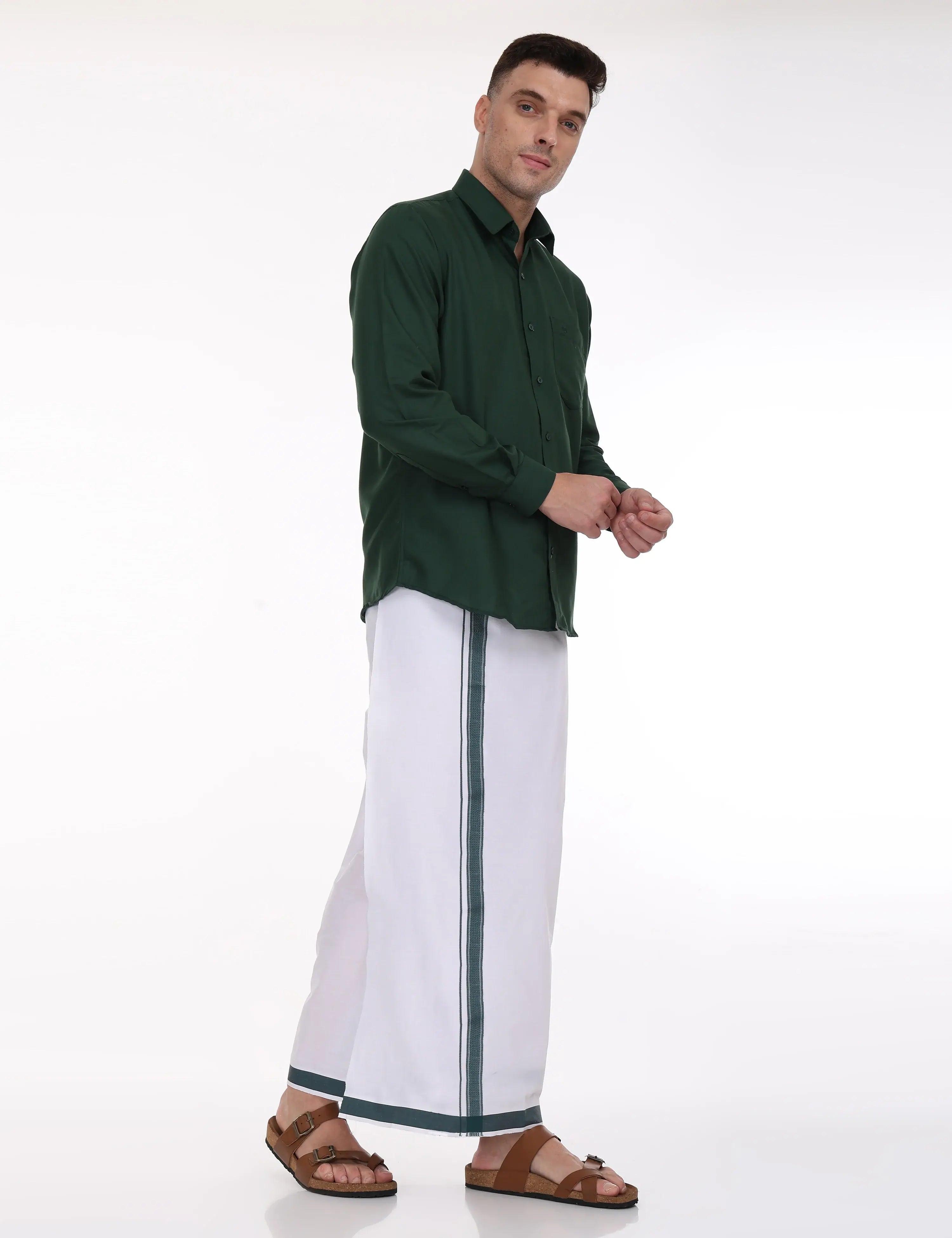 double-dhoti-and-matching-shirt