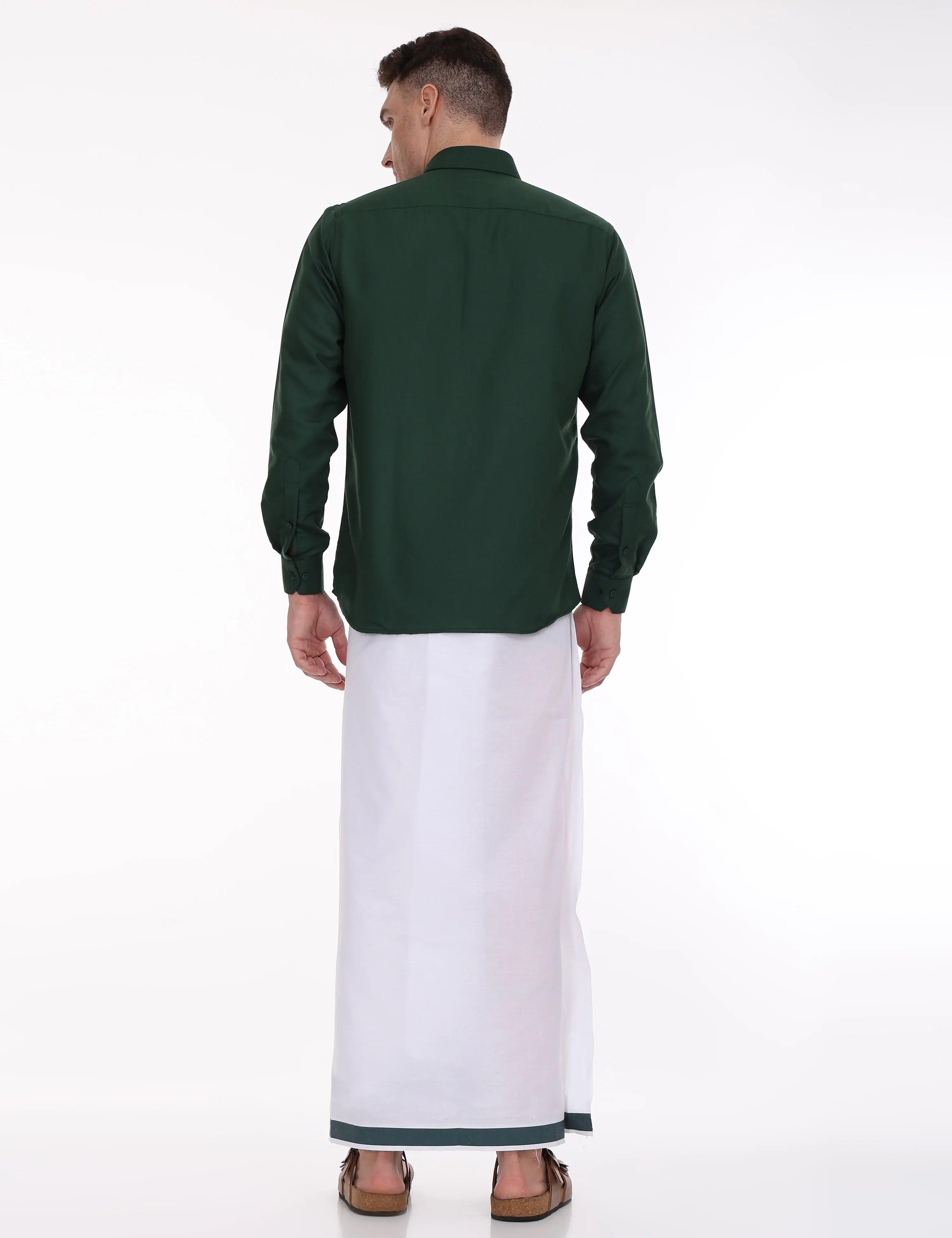green-dhoti-and-shirt-back-view