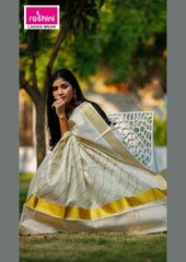 kerala-traditional-sarees-online-green-check