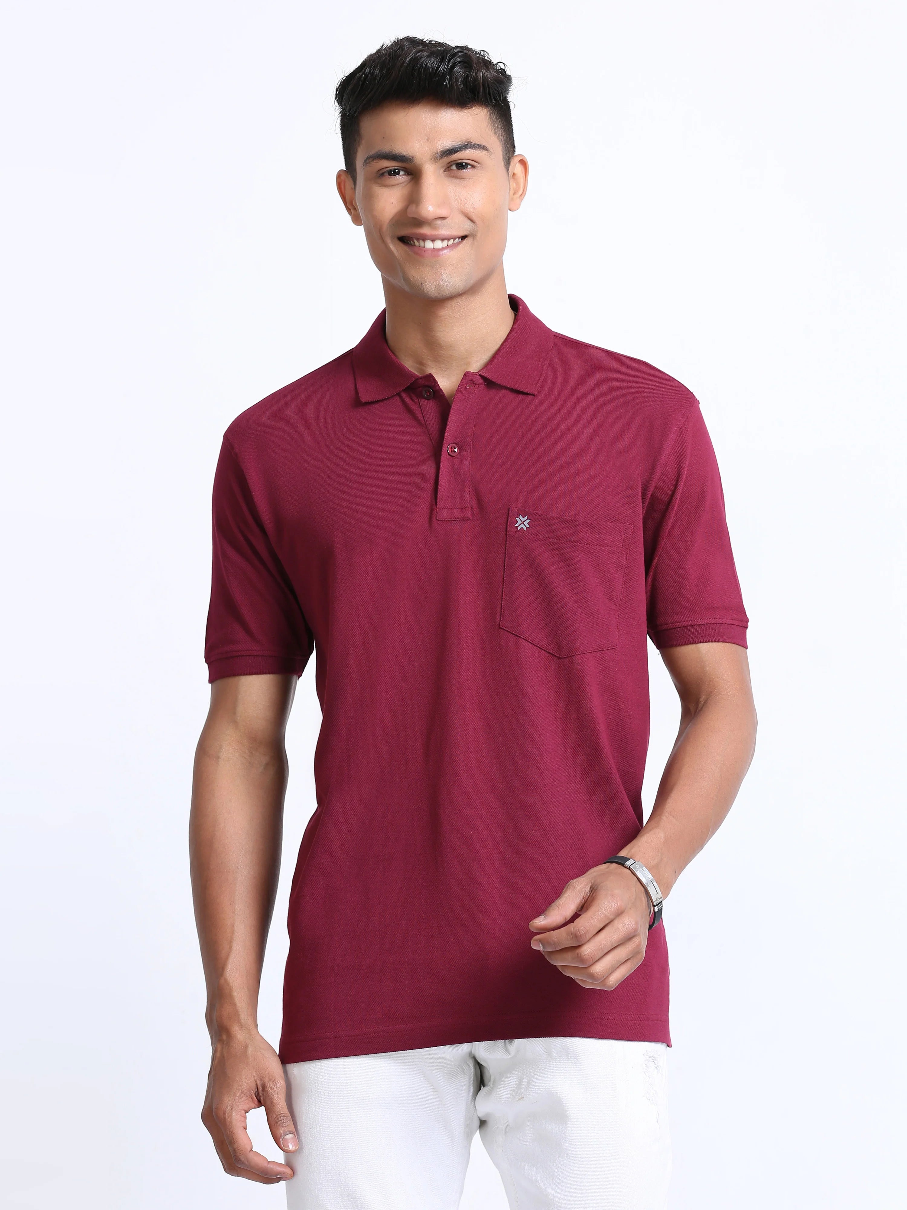 maroon-colour-t-shirt-for-men-coral