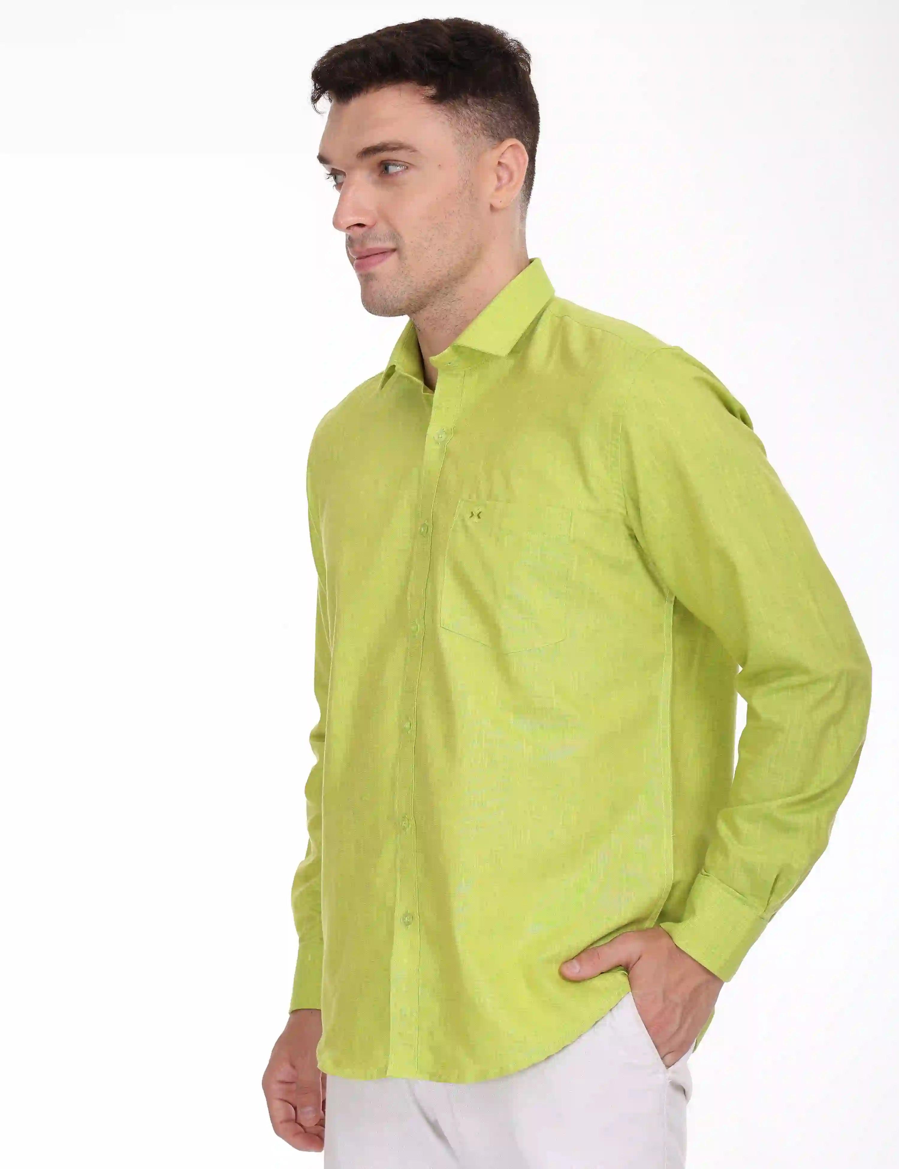 shirts-for-men-stylish-lime-green