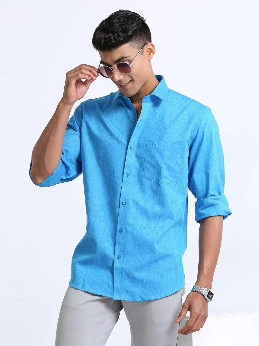 shirts-online-for-men-blue