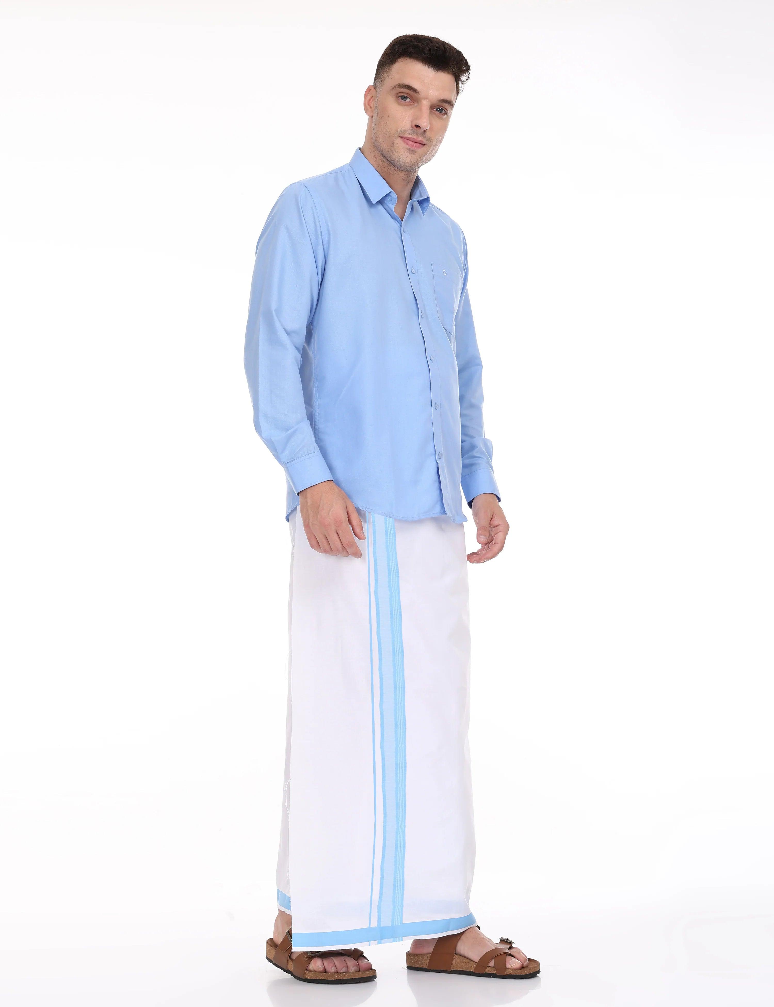 sky-blue-best-dhoti-and-shirt-combination
