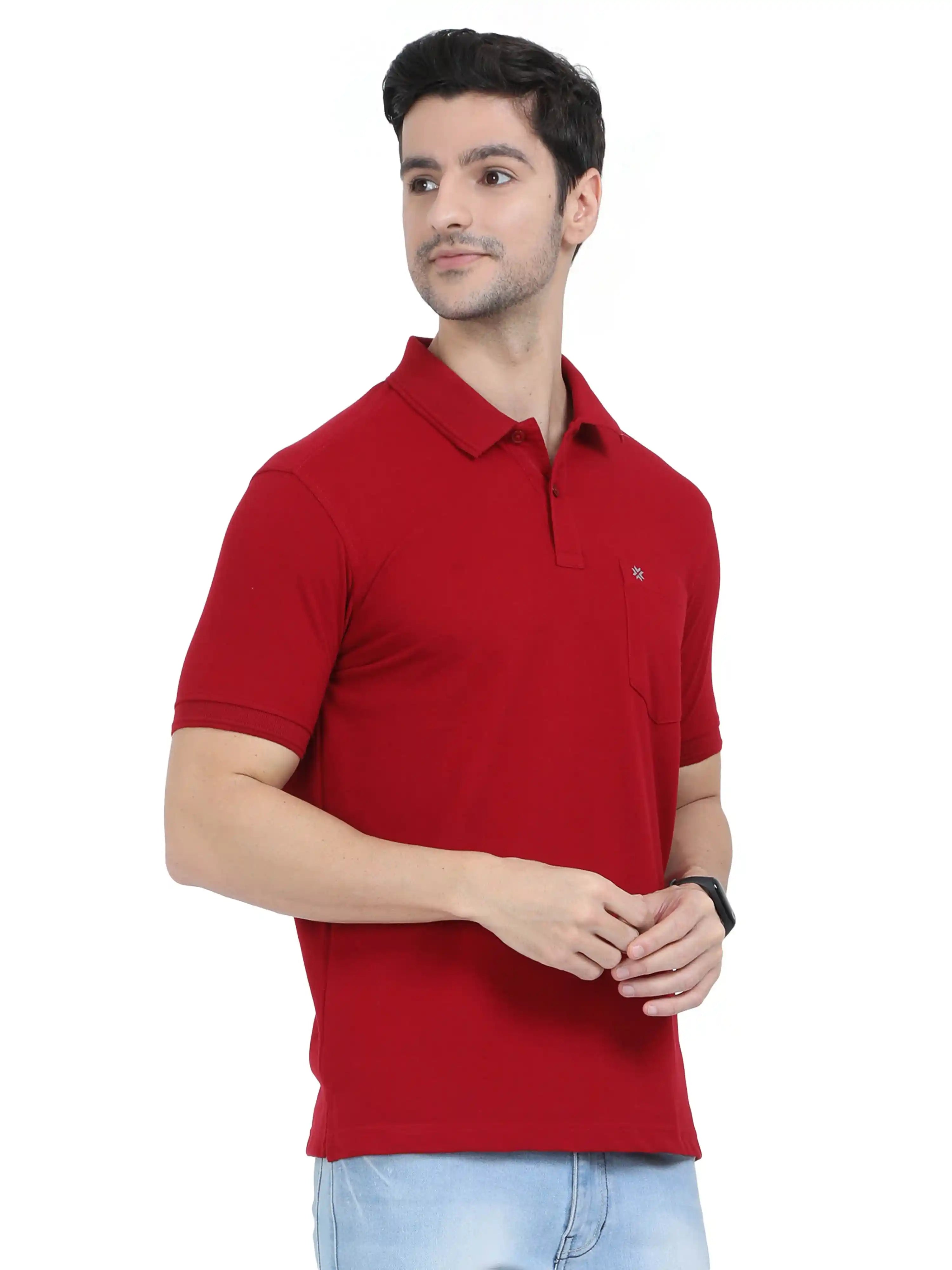 t-shirts-for-men-half-sleeve-red