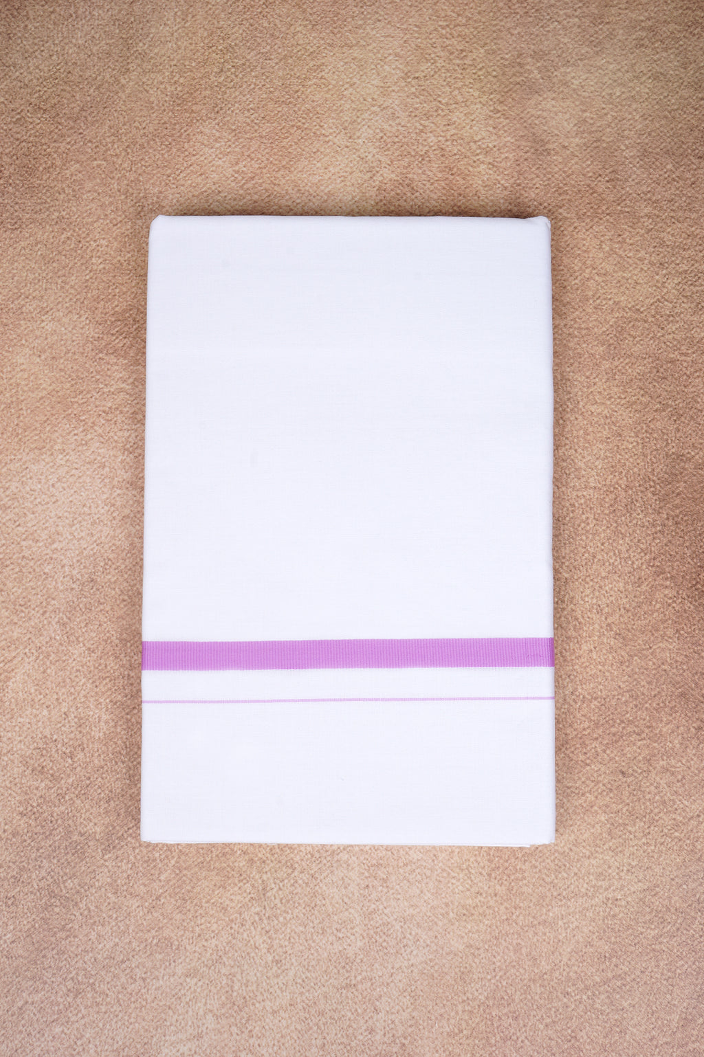 Single Layer White Dhoti – Pink – HS-01 RX
