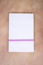 Single Layer White Dhoti – Pink – HS-01 RX