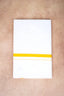 Single Layer White Dhoti – Yellow – HS-07 RX