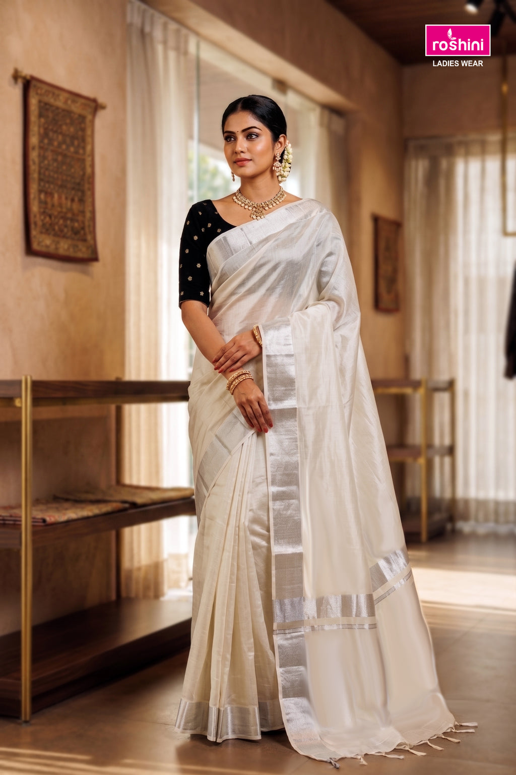 KS-1368 KASAVU SAREE 6.25 MTR
