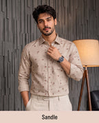 Buy 1 get 1 free - Rixo Printed Shirt -38 Size (Full Sleeve)