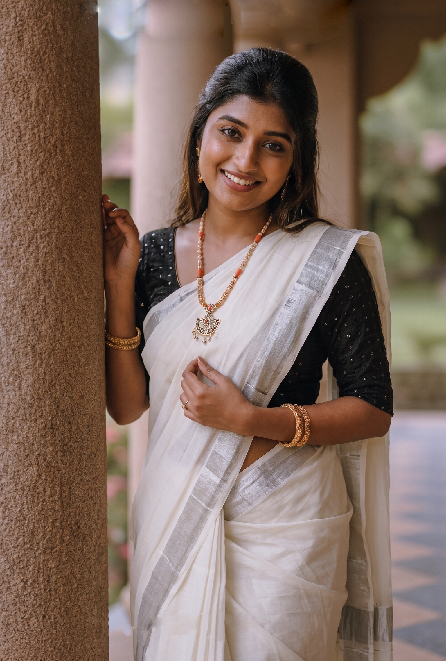 KS-1366 KASAVU SAREE 6.25 MTR