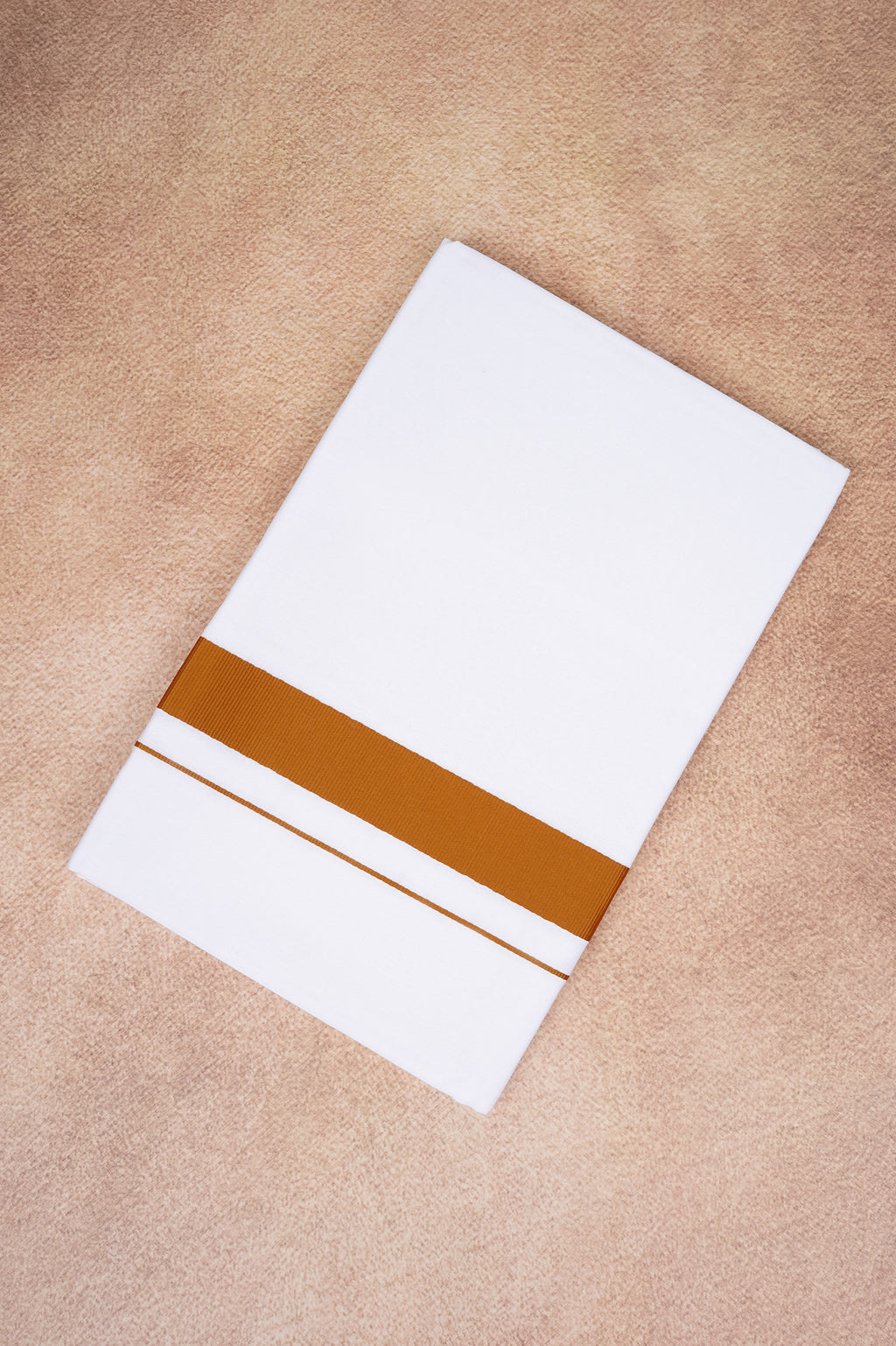 Single Layer White Dhoti with Fancy Border – Peru – FS-09 RX