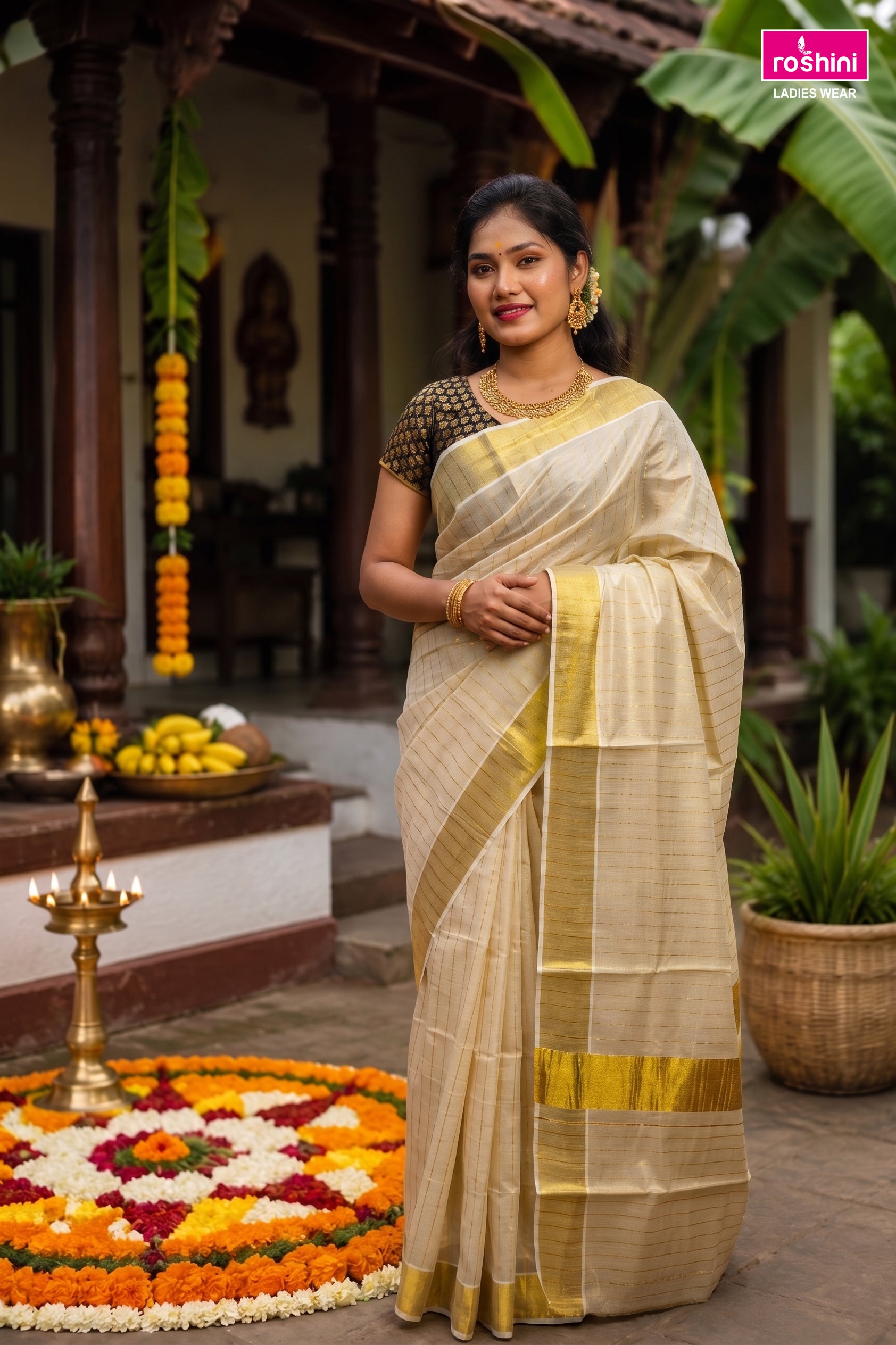 KS-1254 KASAVU SAREE 6.25 MTR