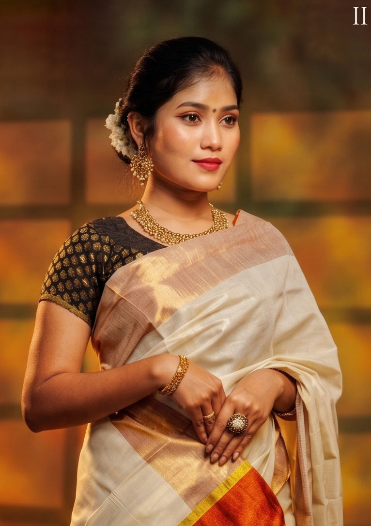 KS-1245 KASAVU SAREE 6.25 MTR
