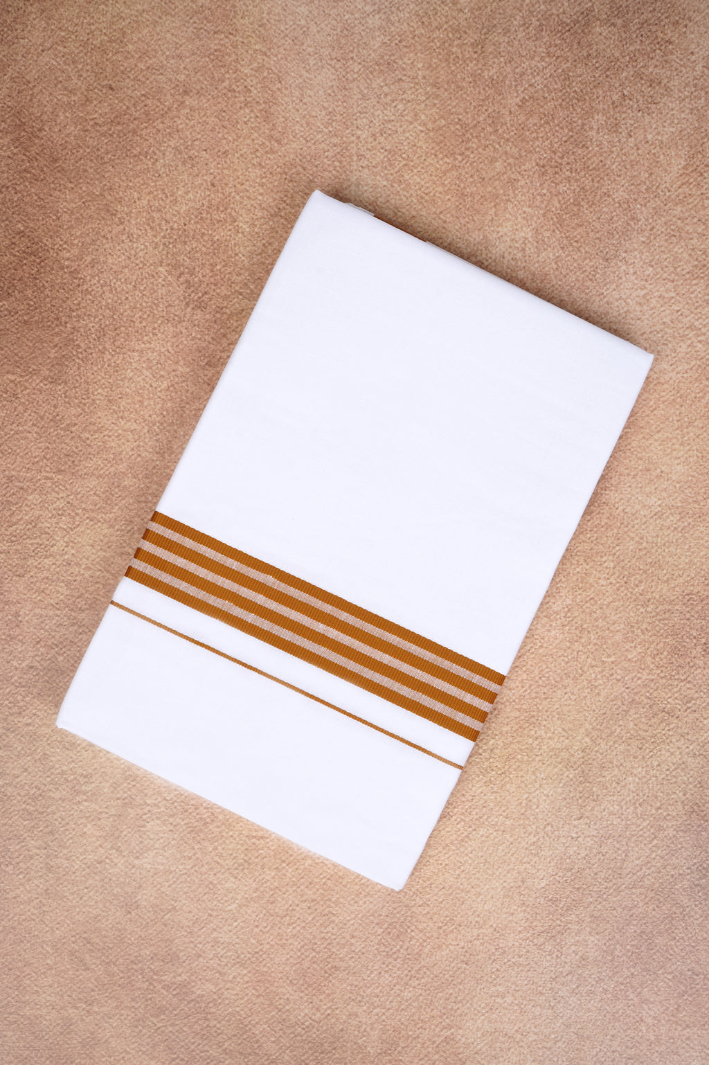 Single Layer White Dhoti with Fancy Border – Peru – FS-08 RX