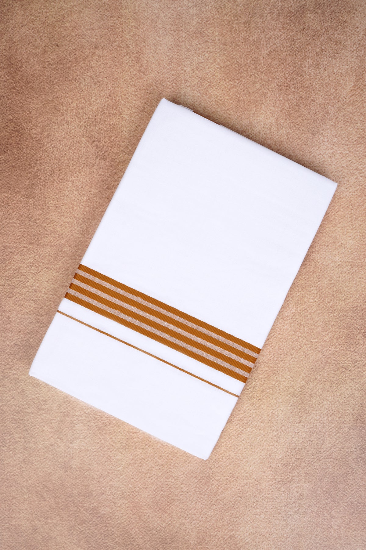Single Layer White Dhoti with Fancy Border – Peru – FS-08 RX