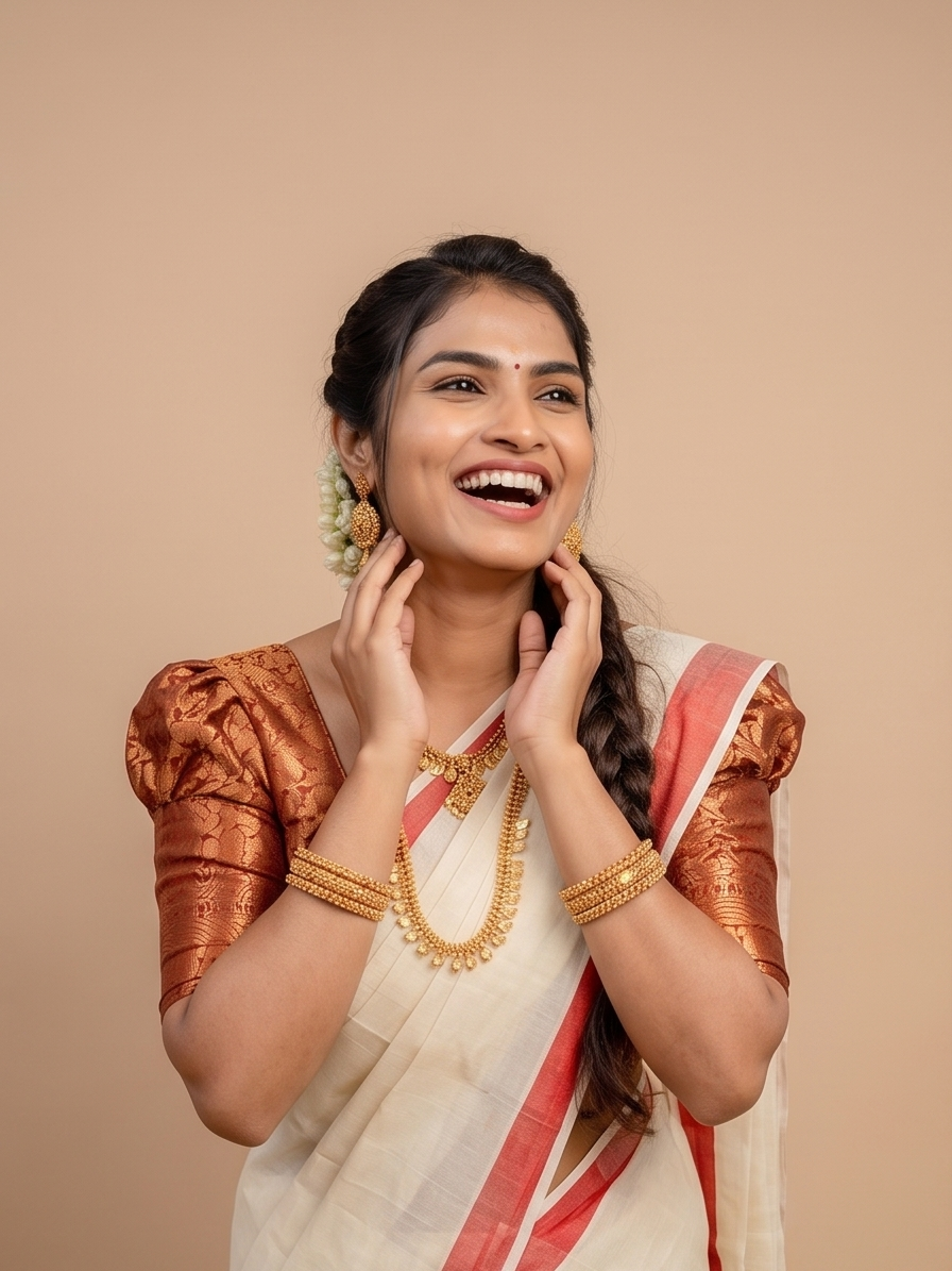 KS-1160 KASAVU SAREE 6.25 MTR