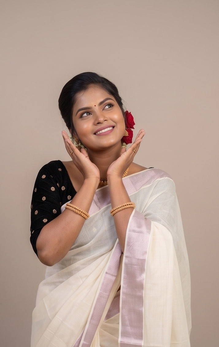 KS-1358 KASAVU SAREE 6.25 MTR