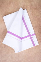 Single Layer White Dhoti – Pink – HS-01 RX