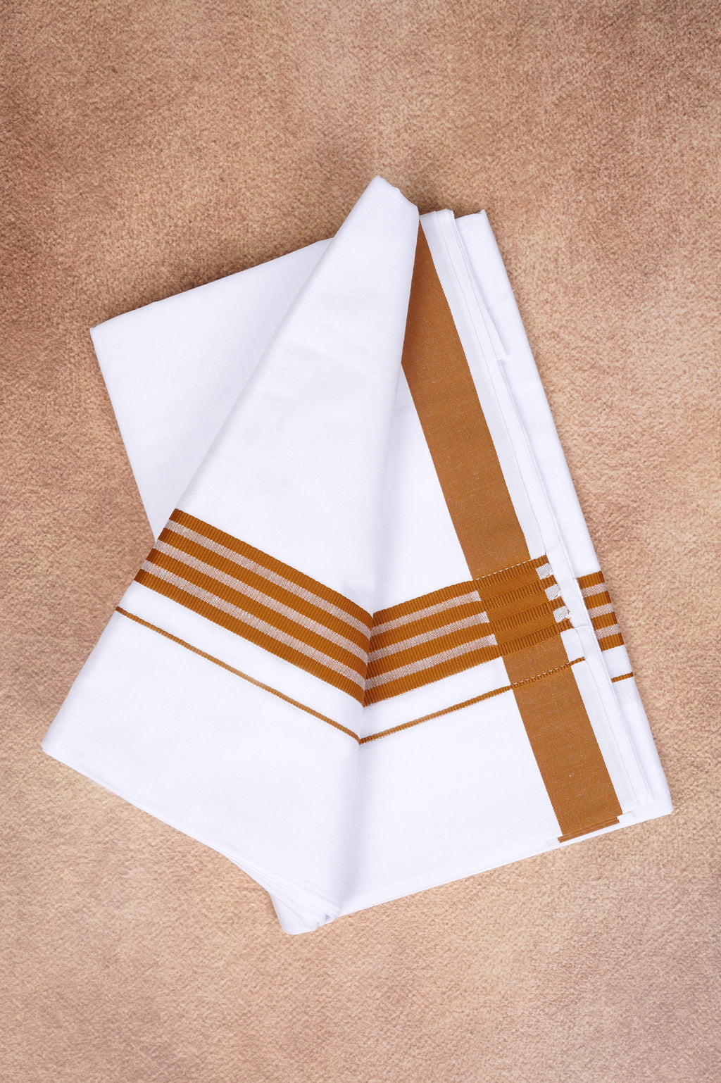 Single Layer White Dhoti with Fancy Border – Peru – FS-08 RX