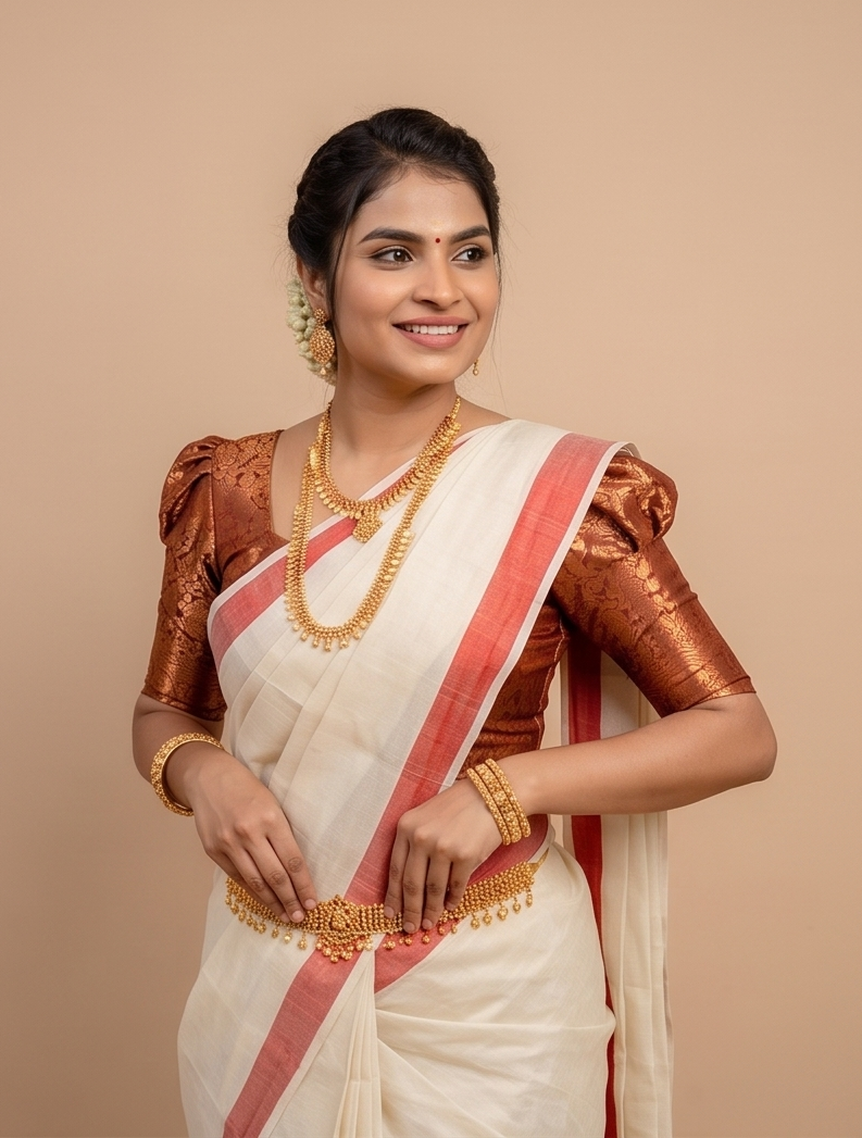 KS-1160 KASAVU SAREE 6.25 MTR