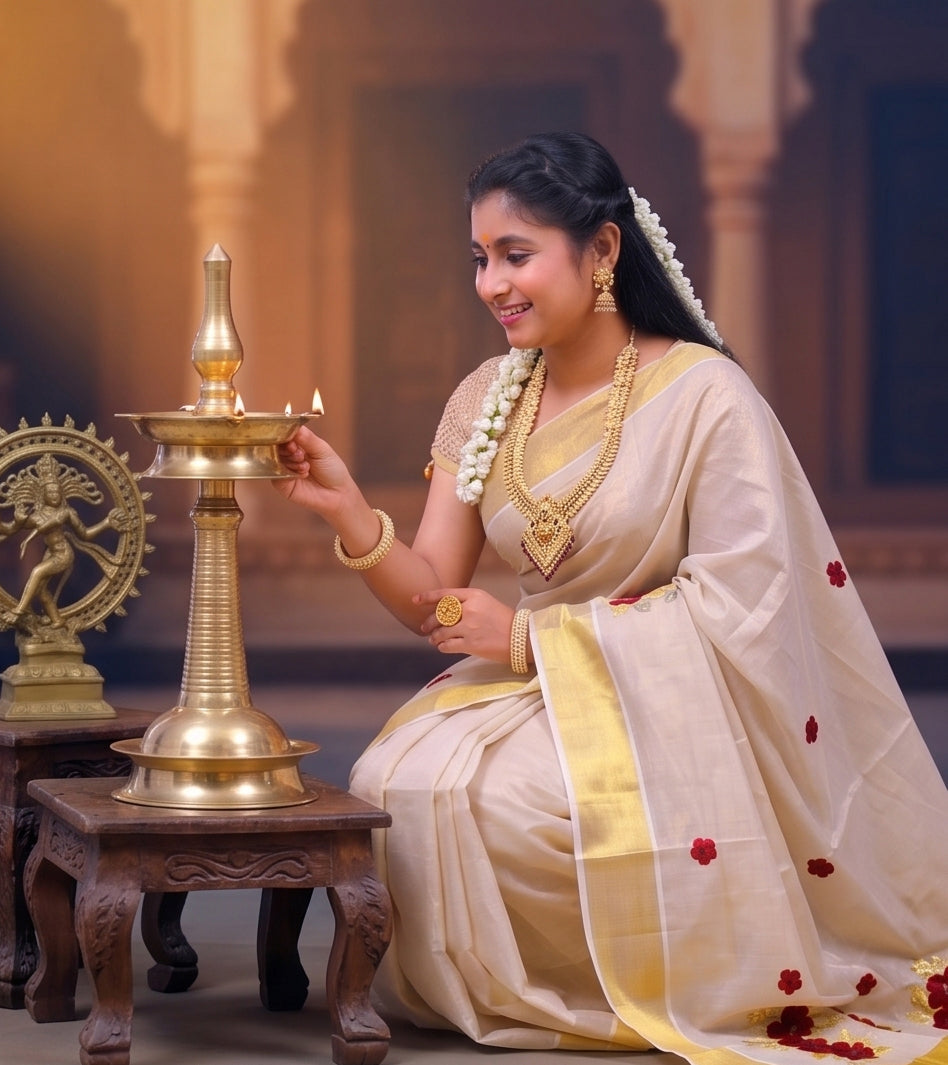 KS-1501 GOLD TISSUE SAREE 6.25 MTR